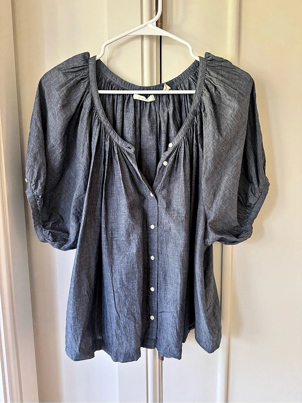 Doen June Chambray Top Size Large Like New